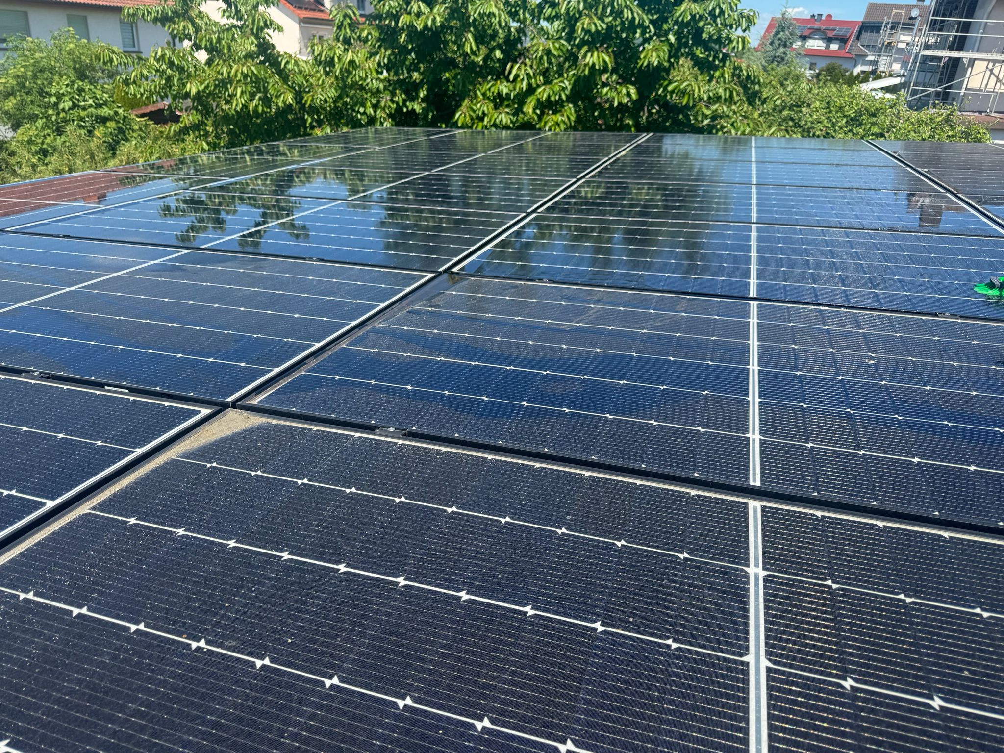 Solaranlage auf Einfamilienhaus