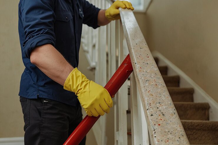 Treppenhausreinigung Fulda – vor der Reinigung