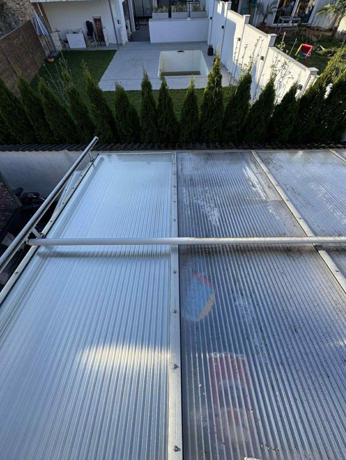 Wintergarten Fulda – sauberes Glasdach nach Reinigung